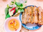 A picture of fresh spring rolls