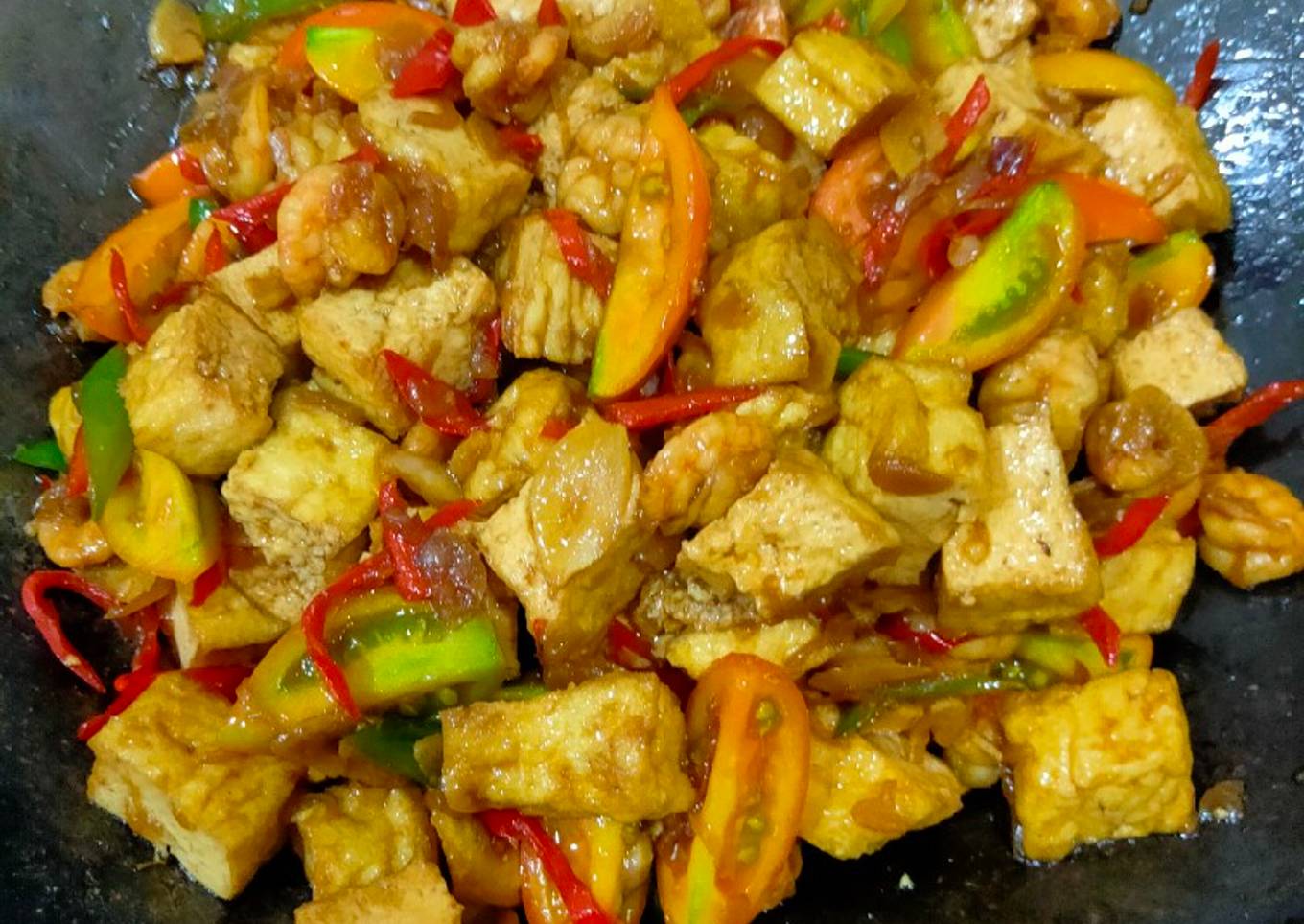 Sambal Goreng Tahu dan Udang