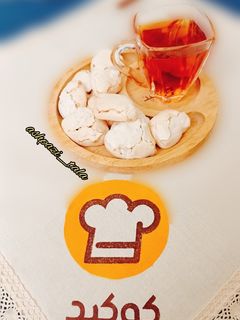 عکسی از دستور شیرینی پفکی گردویی