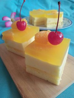 Foto resep Fruit Puding Cake