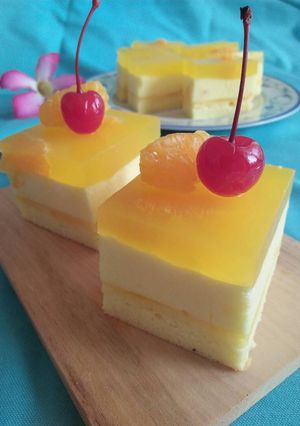 Foto resep Fruit Puding Cake