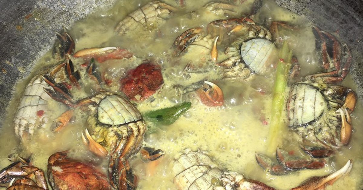 Kepiting kuah santan