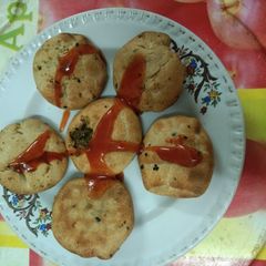 Air Fryer Green Peas Kachori A picture of Air Fryer Green Peas Kachori.