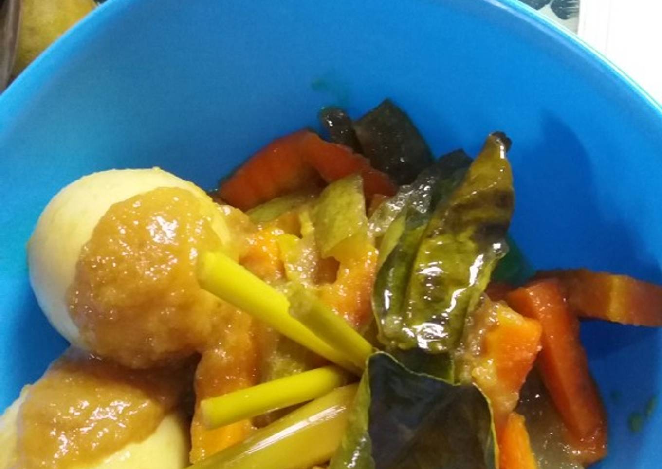 Acar tigu telur bebek