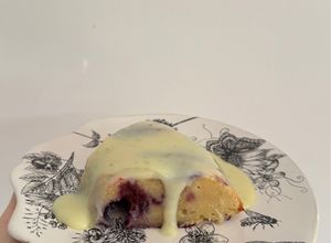 Foto de Bolo de limão com mirtilos
