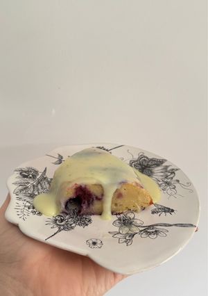 Foto de Bolo de limão com mirtilos