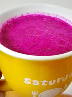 Foto resep Jus Buah Naga Mix Yakult