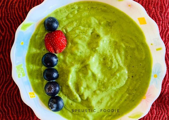 Steps to Prepare Homemade All green Smoothie