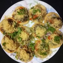 Sev puri A picture of Sev puri.