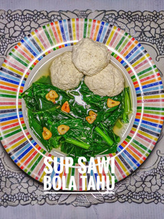 Foto resep Sup Sawi Bola Tahu