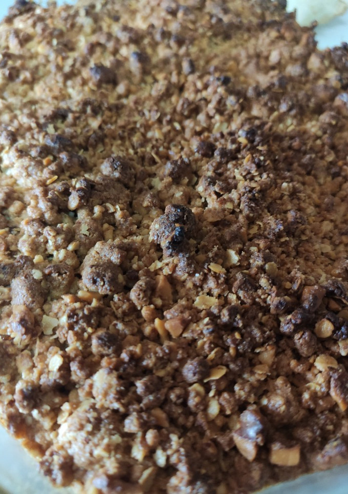 Una foto de Crumble de manzana sin gluten
