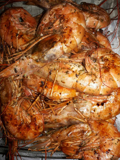 Una foto de Gambones a la plancha