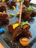 🍫Bizcochos navideños de chocolate con M&M’s🍫