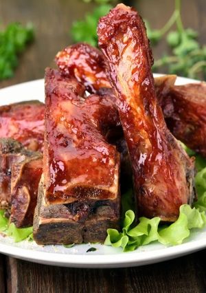 Una foto de Costillas de cerdo. Airfryer