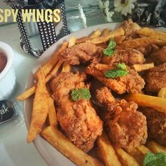 A picture of Crispy Fried wings.