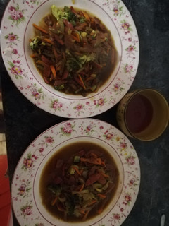 Una foto de Salteado de verduras