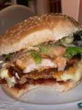 Burger drwala z żurawiną