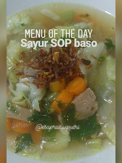 Foto resep Sayur SOP Baso Nikmat