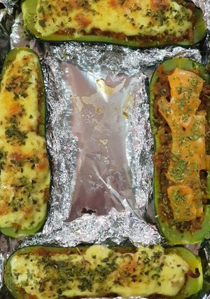 Una foto de Zapallo Italiano relleno