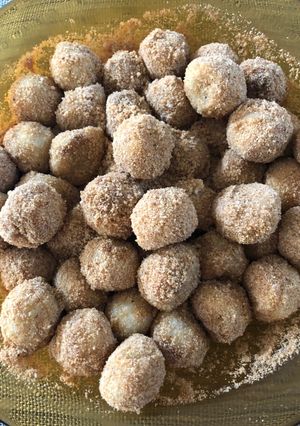 Nugátos gombócka recept fotója