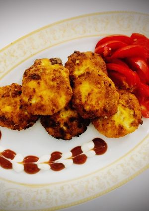 عکسی از دستور ناگت مرغ