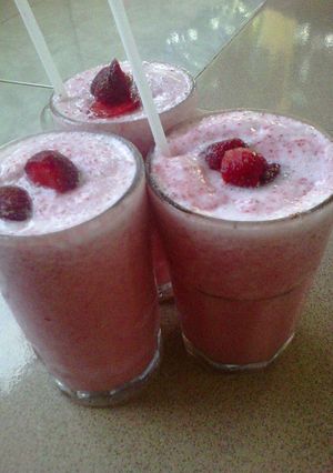 Foto resep Milkshake Strawberry
