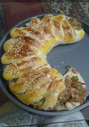 A picture of Stuffed chickn bread😋.