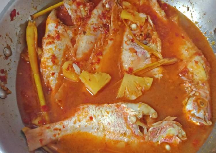 Resep Lempah kuning ikan kakap Lezat