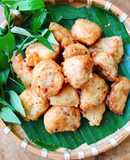 Nấm hầu thủ tẩm bột chiên giòn