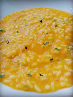 Foto di Risotto con zucca cremoso