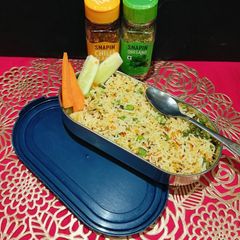 A picture of Quick Herb Rice For Tiffin.