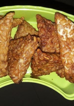 Foto resep Tempe Daun Segitiga Goreng