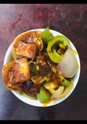 A picture of Chilli paneer.