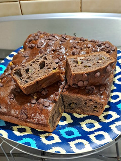 Una foto de Budín de bananas y melón sin tacc