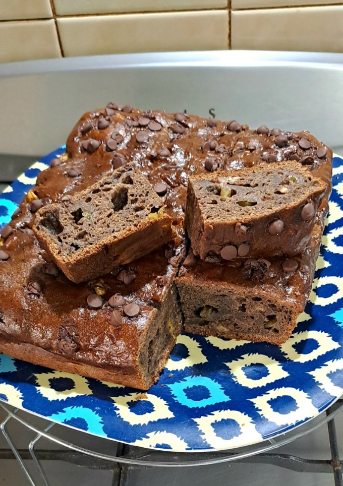 Una foto de Budín de bananas y melón sin tacc