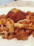 Pennette al Forno con Polpette al Sugo