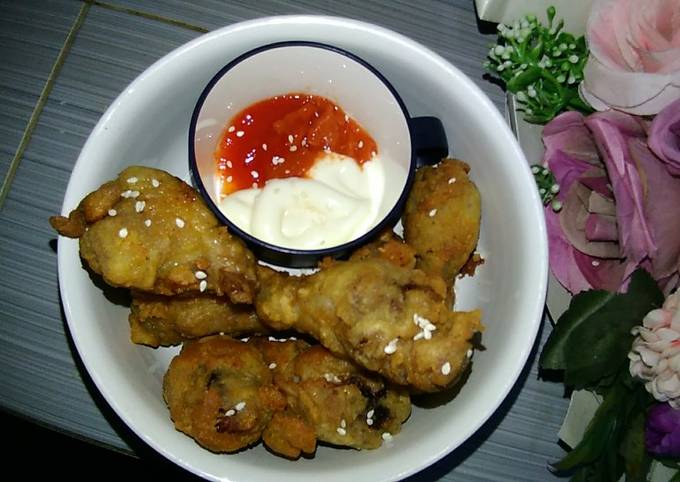 Ayam fried chicken home made praktis untuk sahur