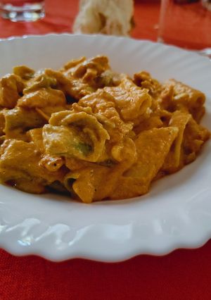Una foto de Macarrones con pollo 🍗