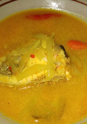 Foto resep Santan ikan Kakap + pepaya muda
