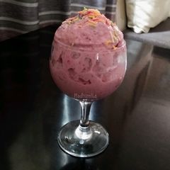 Homemade Strawberry Ice Cream A picture of Homemade Strawberry Ice Cream.