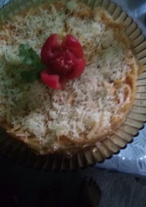 Foto resep Spaghety panggang sehat