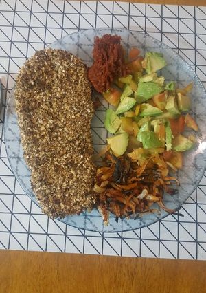 Una foto de Milanesas de berenjenas crocantes !