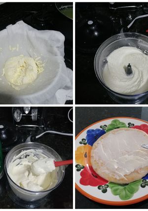 Una foto de Queso crema casero