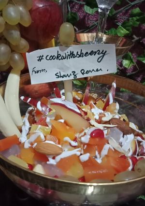 A picture of Healthy fruit chaat😋.