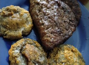 Una foto de Aloo tikki (vegano)