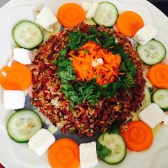 A picture of Colour full  fried rice.
