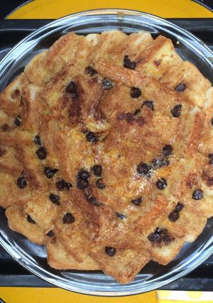 Foto resep Choco Cheese Bread Pudding