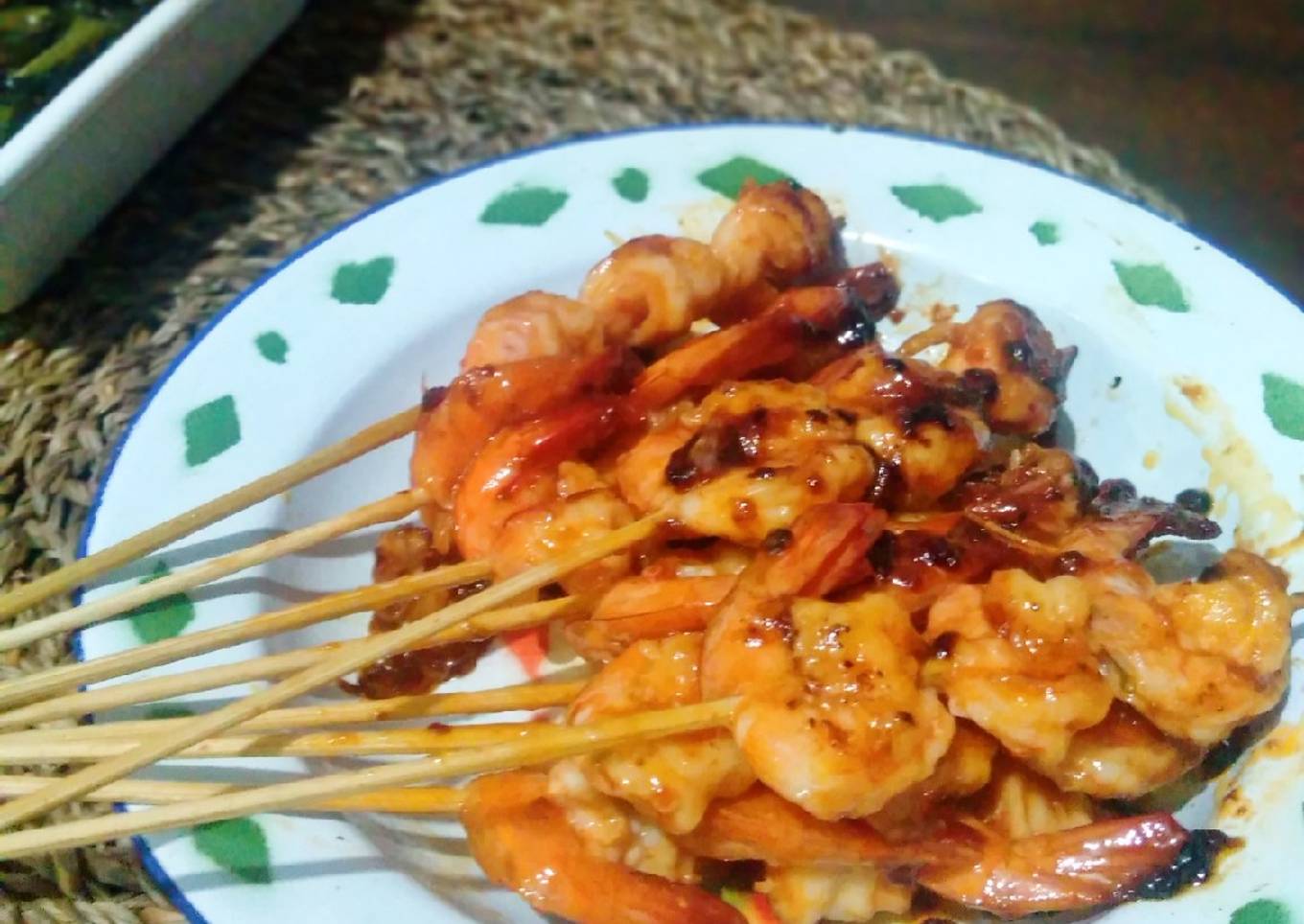 # Udang bakar saus madu