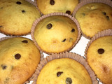 Muffins de vainilla con chips de chocolate 🧁❤️