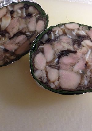 Hình của món Giò gà xào.